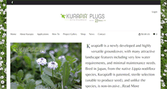 Desktop Screenshot of kurapiaplugs.com